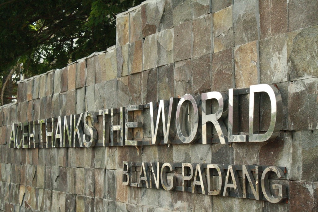 Taman Aceh Thanks To World Blang Padang